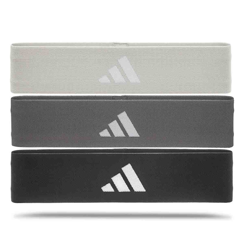 Adidas 3pak Booty Band Sæt   Sort Grå