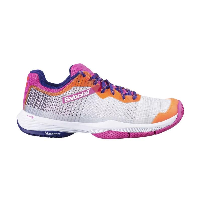 Babolat Jet Ritma Women Padelsko  Grey  Pink Peacock    37