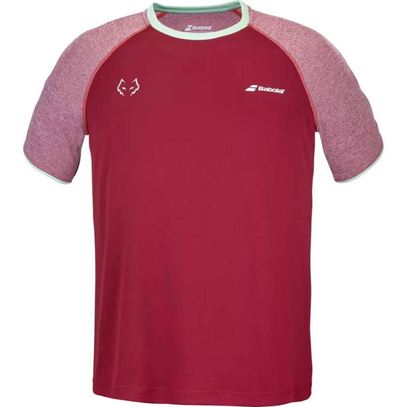 Babolat Juan Lebron T Shirt Red Men