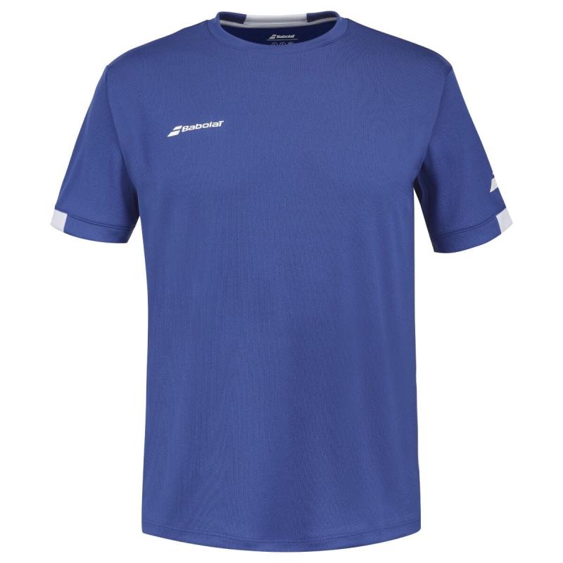Babolat Play Crew Neck Neck Tee Blue