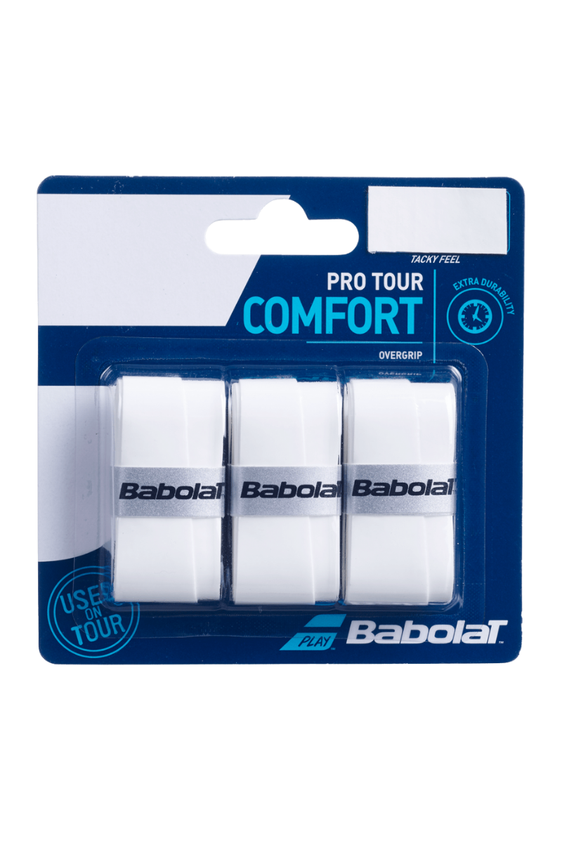 Babolat Pro Tour 2 0 Grip   Hvid   Overgrip