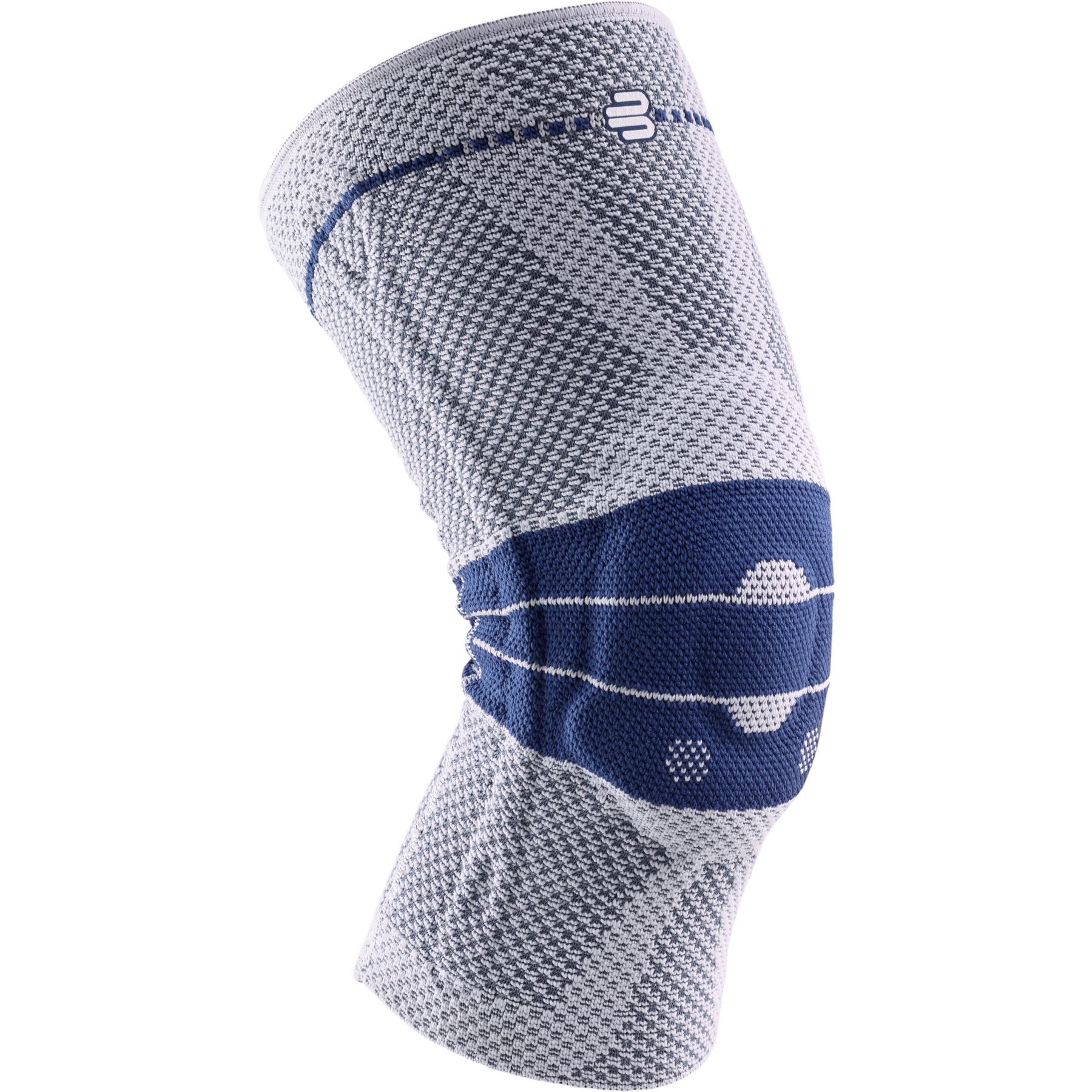 Bauerfeind Genutrain 8  Knæbandage M  Silikone  Blå