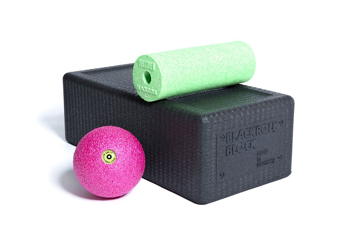 Blackroll Block Set Black Green Pink