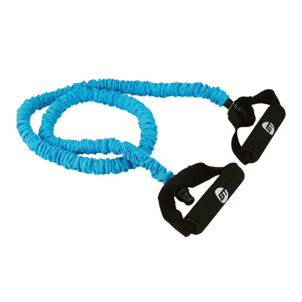 Bodytone Power Tube With Cover Træningselastik Niveau 2 Medium Blå