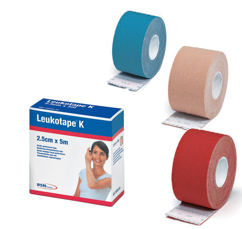 Bsn Kinesiologi Tape  2 5cm X 5m  Rød
