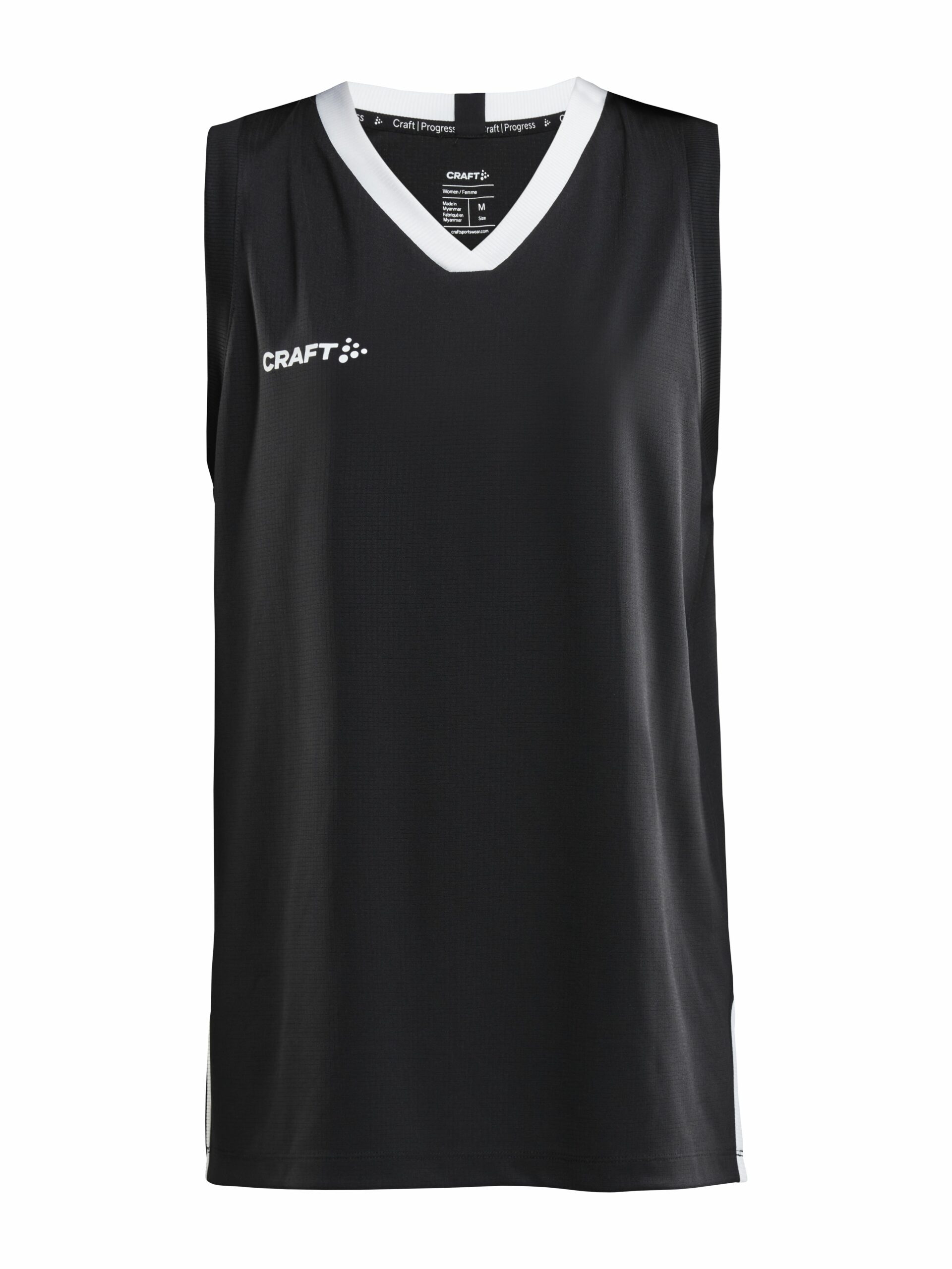 Craft   Progress Basket Singlet Jr   Black 146 152