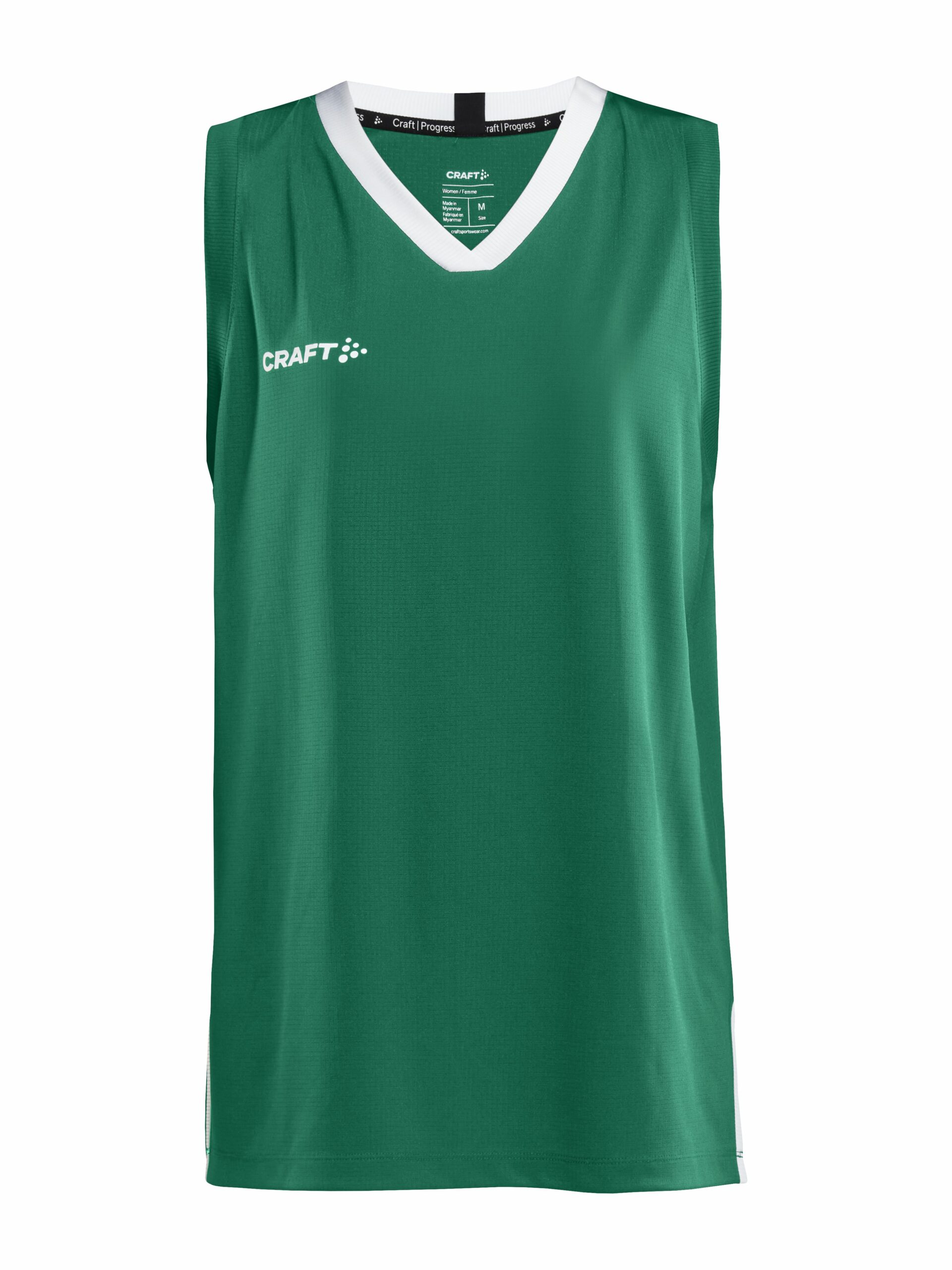 Craft   Progress Basket Singlet Jr   Team Green 158 164