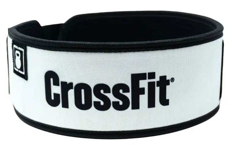 Crossfit White   Straight Belt Fra 2pood Xl