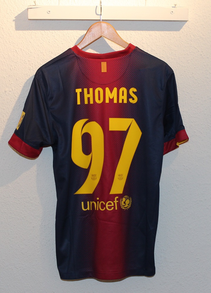 Fc Barcelona Home Jersey 2012 13   Thomas 97 M