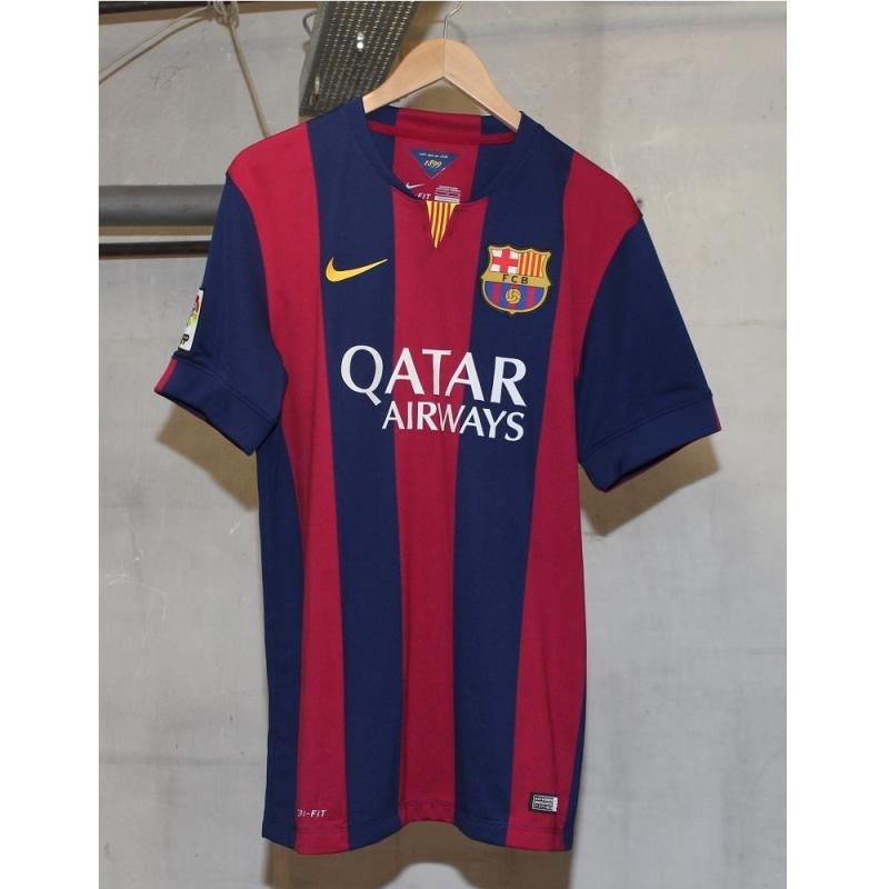 Fc Barcelona Home Jersey 2014 15   Hansen 01 L