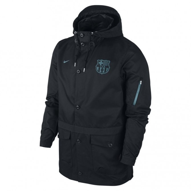 Fc Barcelona Saturday Jacket 2015 16   Black S