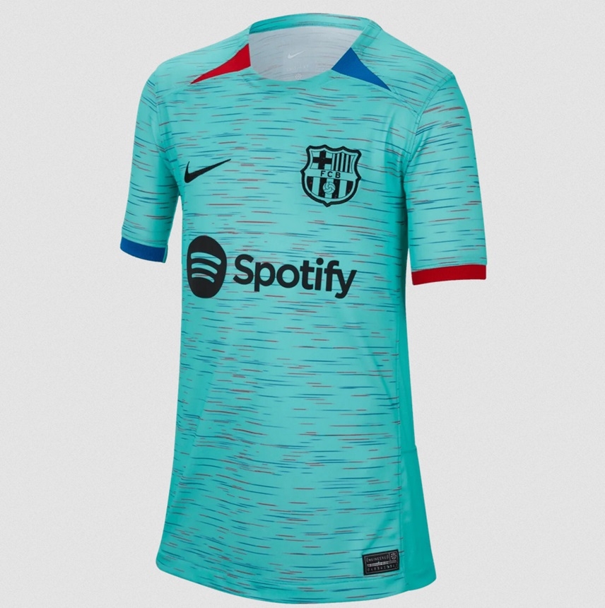 Fc Barcelona Third Jersey 2023 24   Youth Yxs   116 128
