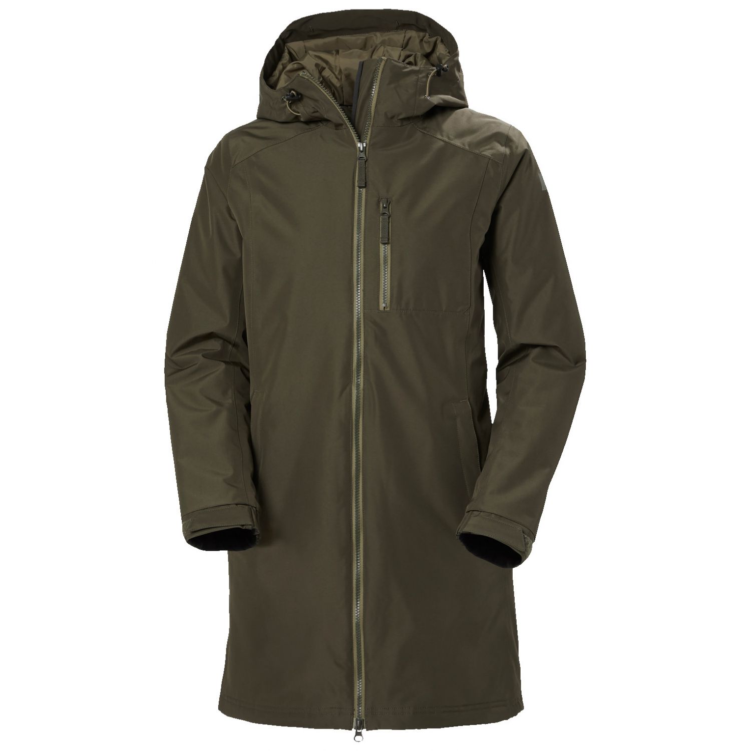 Helly Hansen Long Belfast  Vinterjakke  Dame  Grøn