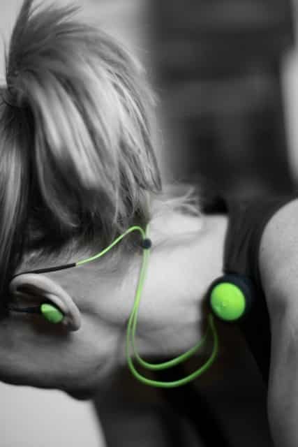 Høretelefoner Bluetooth Sportpods Race  Boompods Green