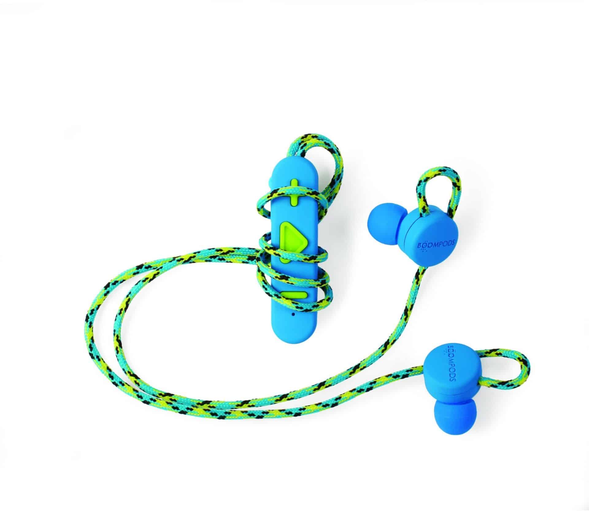 Høretelefoner Retrobuds Bluetooth With Mic  Boompods Blue
