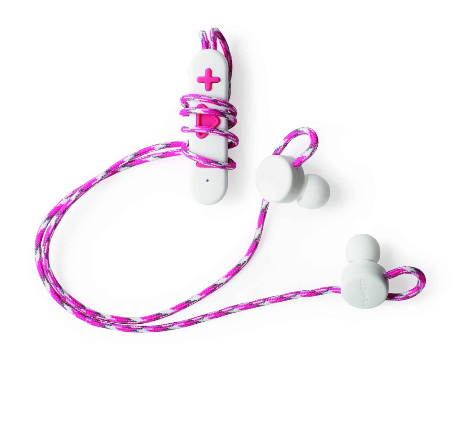 Høretelefoner Retrobuds Bluetooth With Mic  Boompods Pink