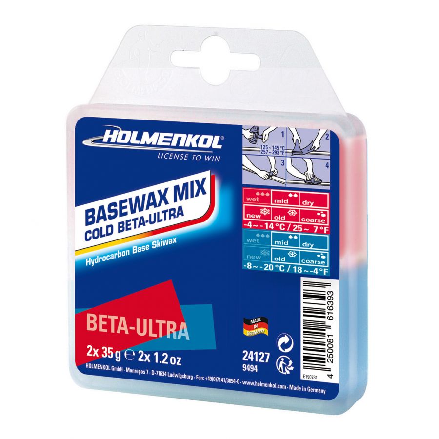 Holmenkol  Basewax Mix  Cold Beta Ultra