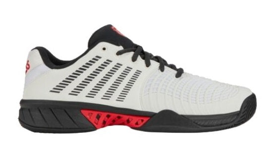 K Swiss Express Light 3  Bright White Stretch Limo High Risk Red    40