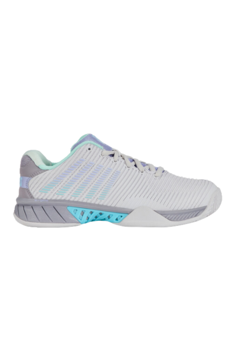 K Swiss Hypercourt Express 2   Grå Blå   Dame   Padel Sko