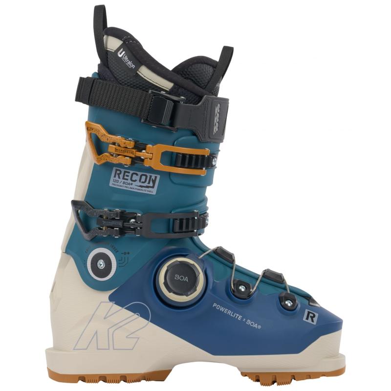 K2 Recon 120 Boa  Skistøvler  Herre  Blå Beige