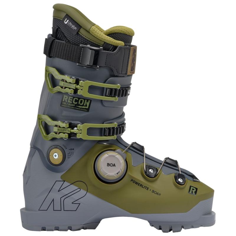 K2 Recon 130 Boa  Skistøvler  Herre  Grøn Grå