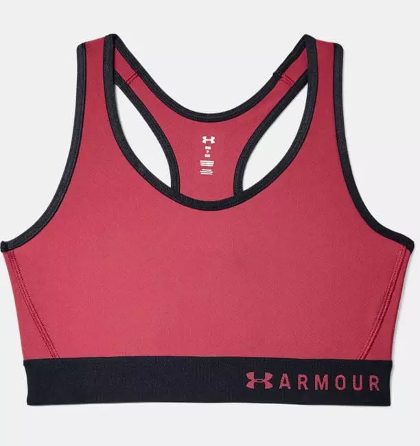 Kvinders Under Armour  Mid Keyhole Bh   Impulse Pink S