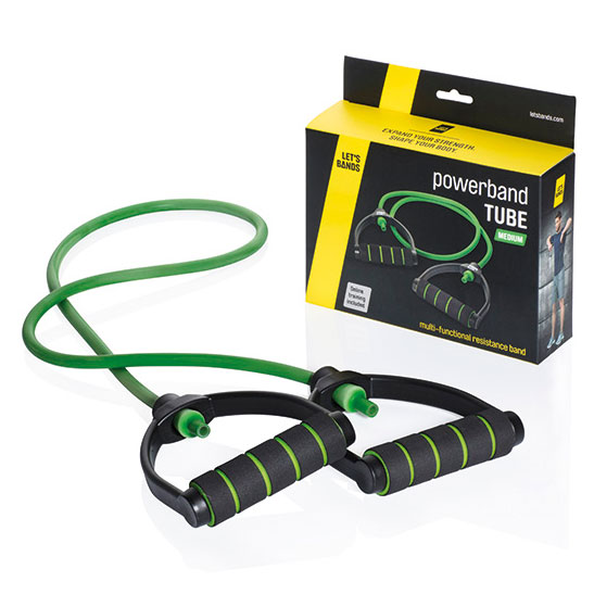 Lets Bands Powerbands Tube Grøn  Medium
