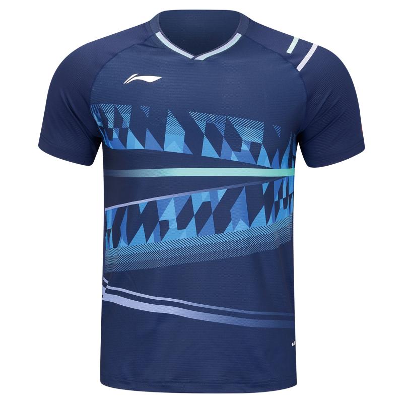 Li Ning Aayu131 4 Iceberg T Shirt Dark Blue