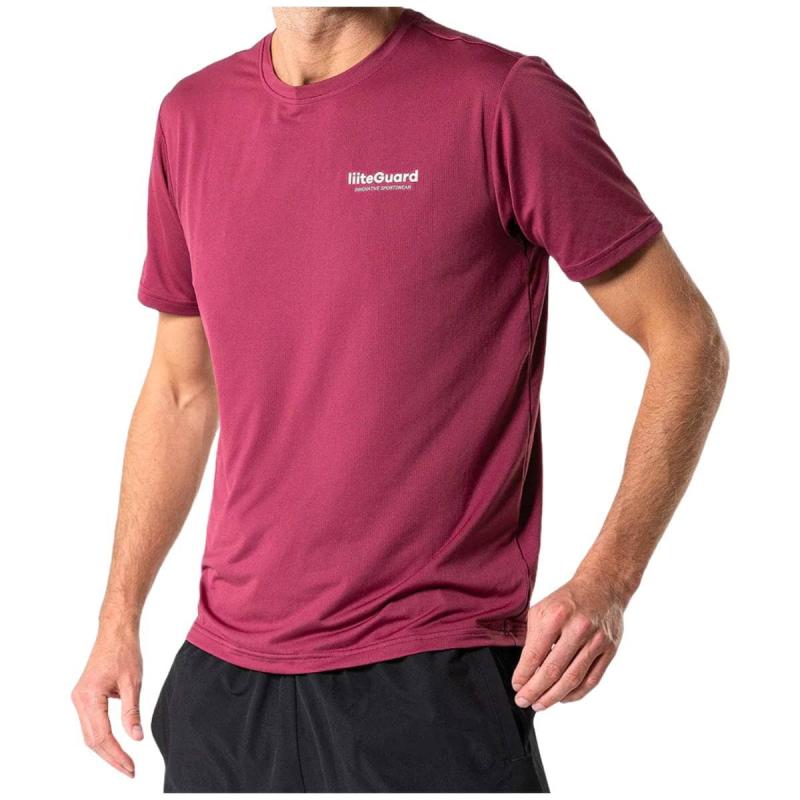 Liiteguard Ground Tech T Shirt Men Bordeaux