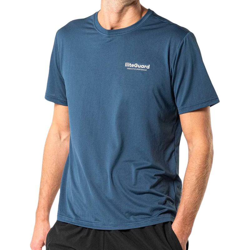 Liiteguard Ground Tech T Shirt Men Navy Blue