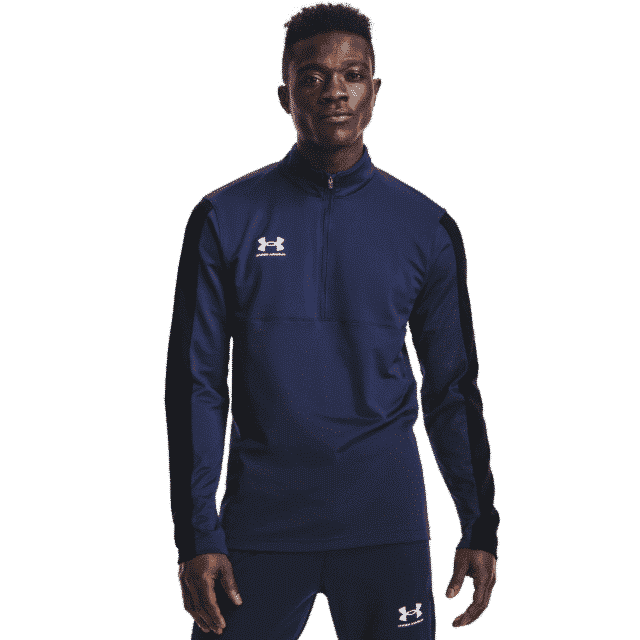 Mænds Under Armour Challenger Midlayer   Navy Blå Xl