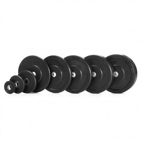 Nordic Fighter Sort Bumper Vægtskiver 2 5kg   50mm  1 Stk