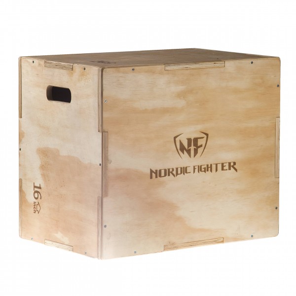 Nordic Fighter Wooden Plyo Box 3 In 1  40cm  50cm   60cm