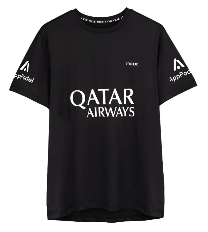Nox At10 Agustin Tapia Sponsors T Shirt  Black    S