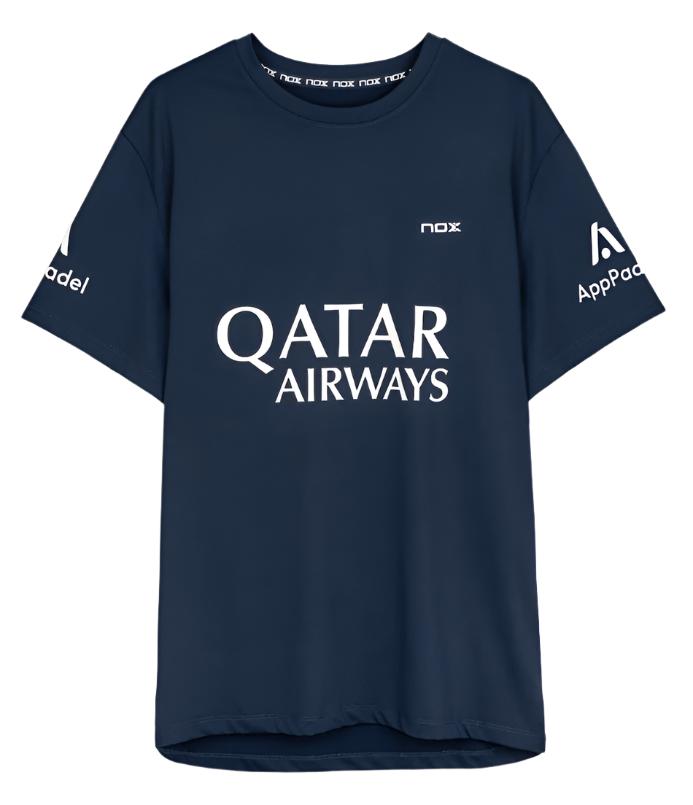 Nox At10 Agustin Tapia Sponsors T Shirt  Dark Blue    S