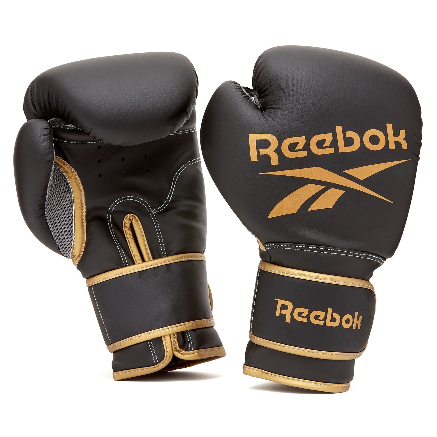 Reebok Boksehandsker Begynder   Guld Sort 10 Oz