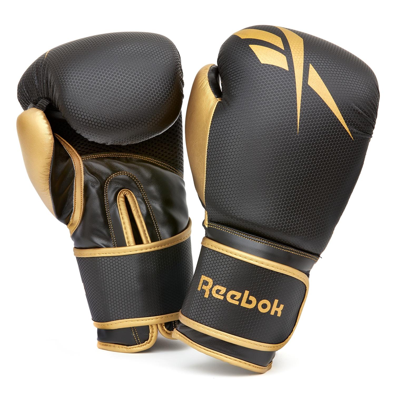 Reebok Boksehandsker   Guld Sort 12 Oz
