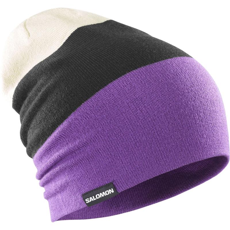 Salomon Flatspin Reversible Beanie  Lilla