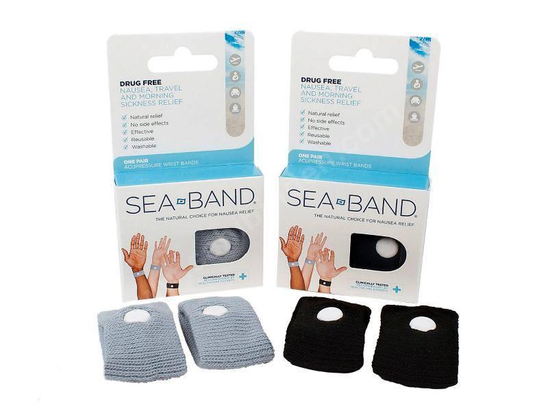 Sea Band Akupressurarmbånd  Universal   Grå