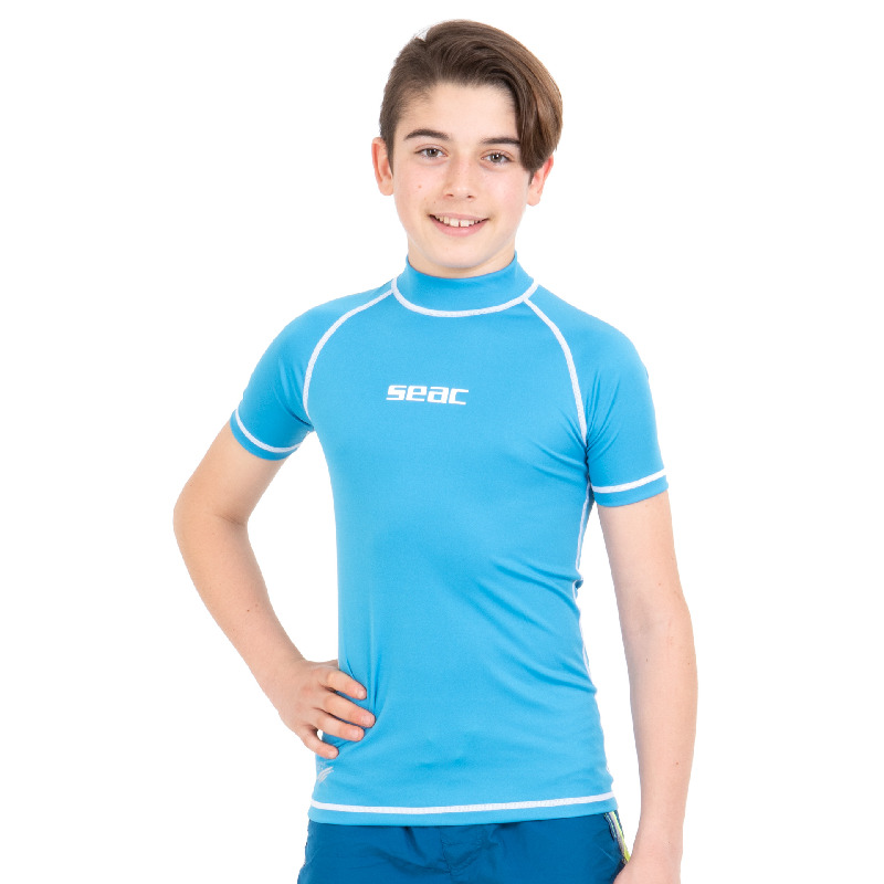 Seac Rash Guard T Sun  Barn Kortærmet Blå
