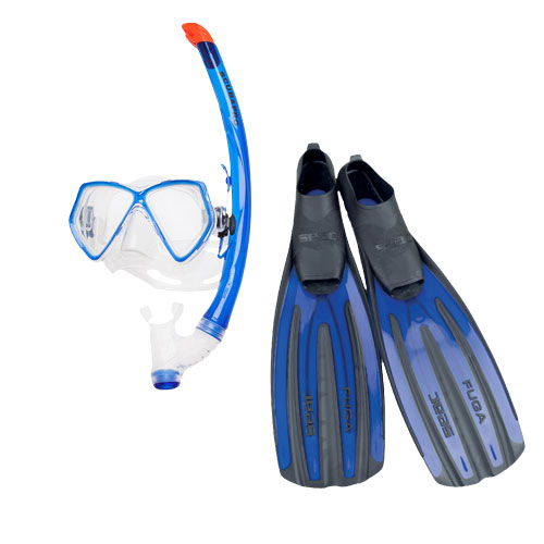 Snorkelsæt Pantai Fuga Blå