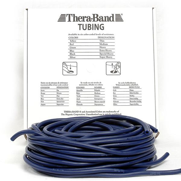 Thera Band Tubing  Blå   30 5 M   Over Middel