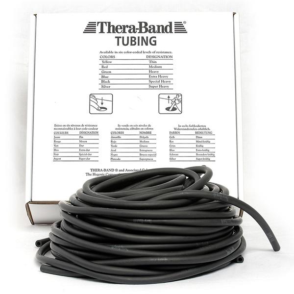 Thera Band Tubing  Sort   30 5 M   Hård
