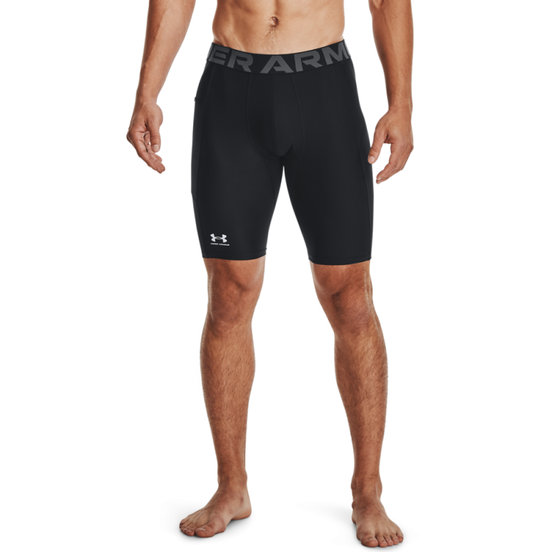 Under Armour Mænd   Heatgear Pocket Long Shorts   Black S
