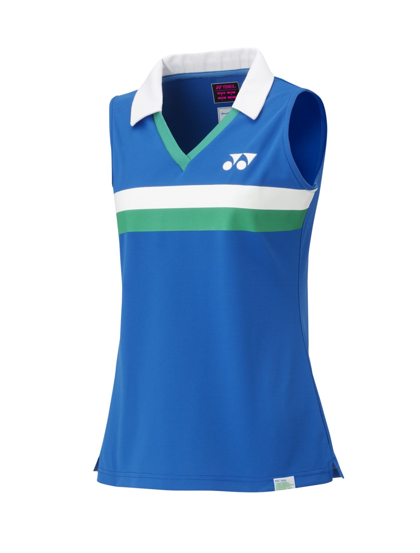 Yonex 75th Dame Sleeveless Polo 20627a Sapphire Blue