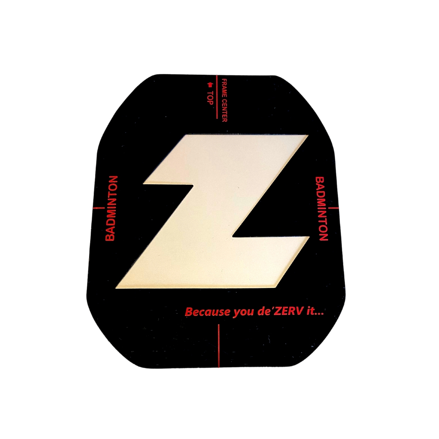 Zerv Badminton Logo Skabelon
