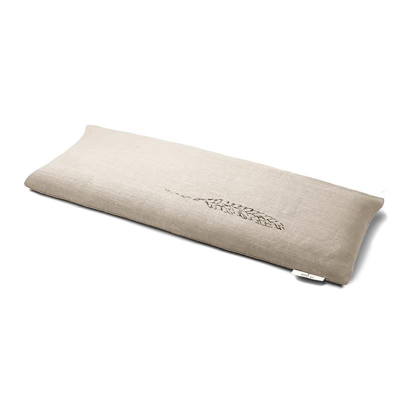 økologisk Hvede Varmepude 55 X 20 Cm Grå Brun