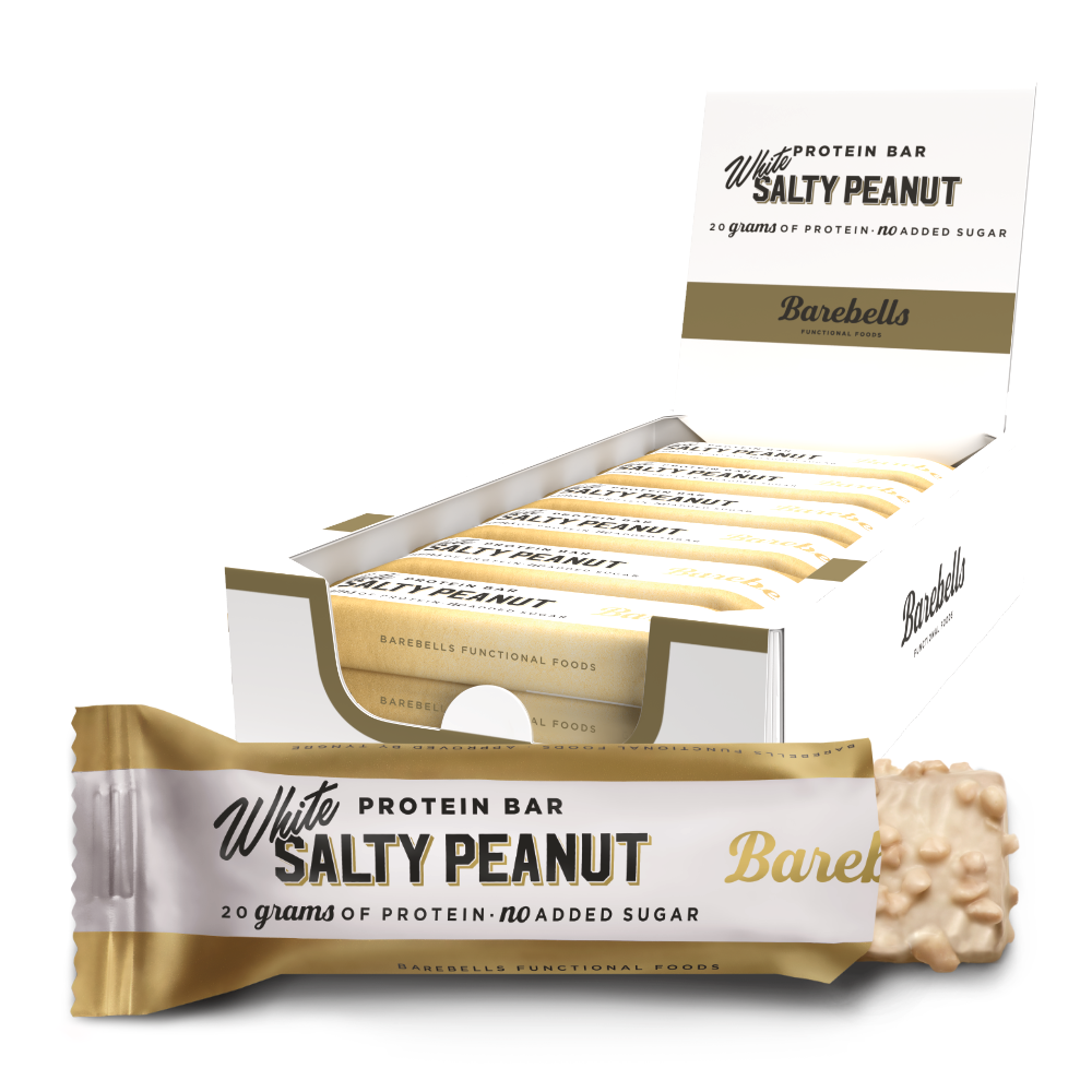 Barebells Protein Bar   White Salty Peanut  12x 55g