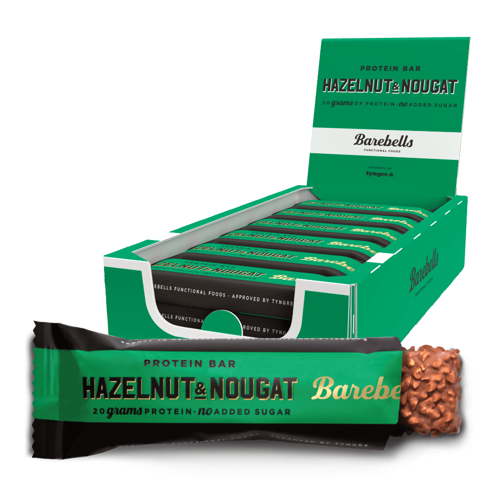 Barebells Protein Bar   Hazelnut   Nougat  12x 55g