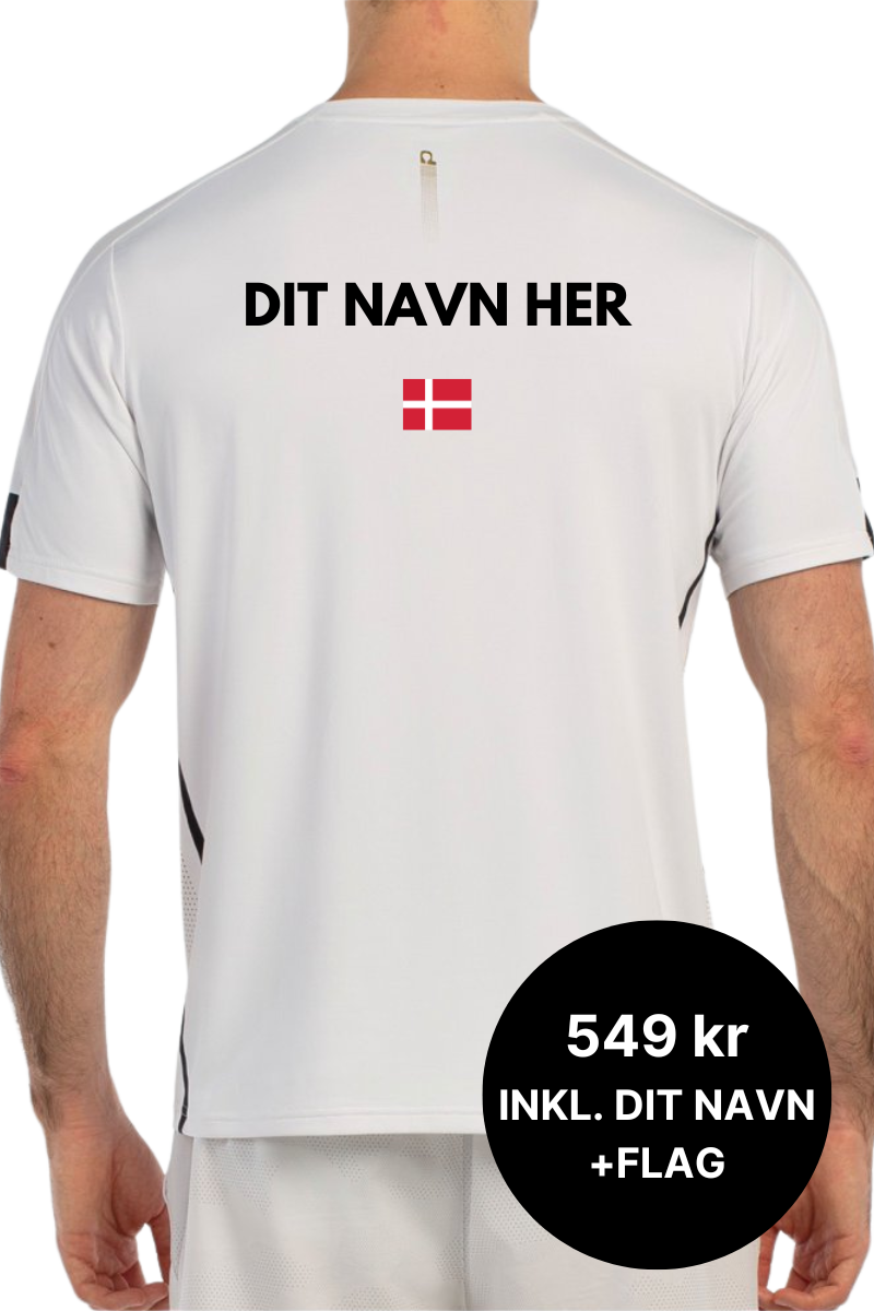Bullpadel Borni Premier Padel   Spiller T Shirt   Hvid